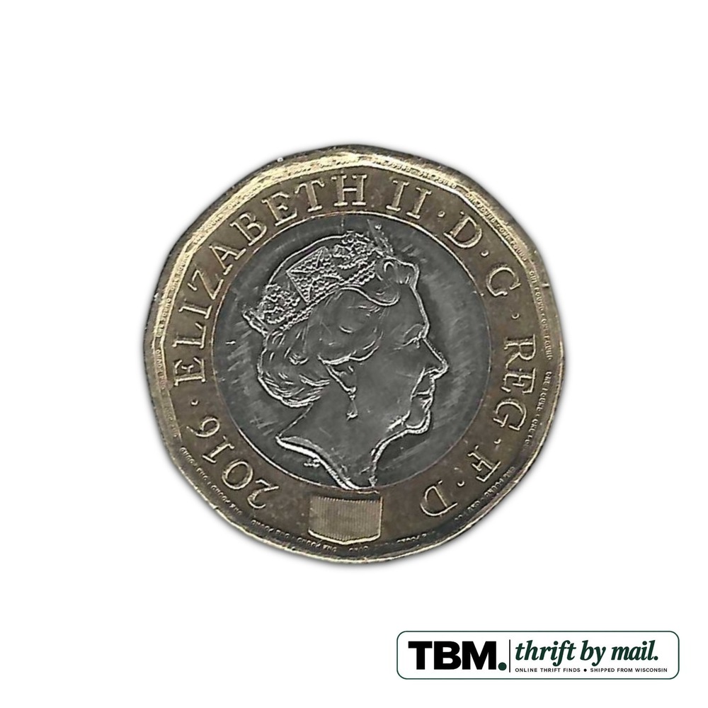 2016 United Kingdom New £1 Coin About Uncirculated